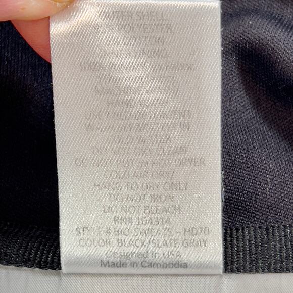 Bio Sweats Sauna Jacket Woman's SM (6-8) 1/2 Zip Long Sleeve w/ Kangaroo Pouch - Picture 11 of 13